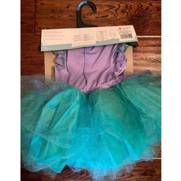 NWT Disney Baby Ariel The Little Mermaid Halloween Costume Cosplay 6-12M New - Picture 4 of 9